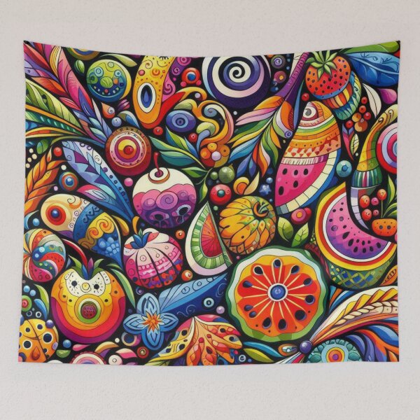 Item preview, Fruits and Vegetables Naive Art designed and sold by Myra365Art.
