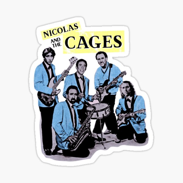 Item preview, Nicolas and the Cages - Nic Cage Band designed and sold by CarrieCarter.