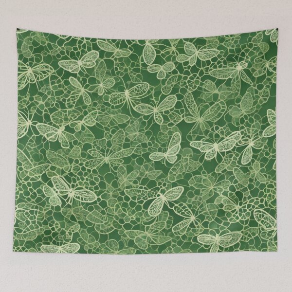 Item preview, Abstract Green Lacewings Pattern designed and sold by calibrit.