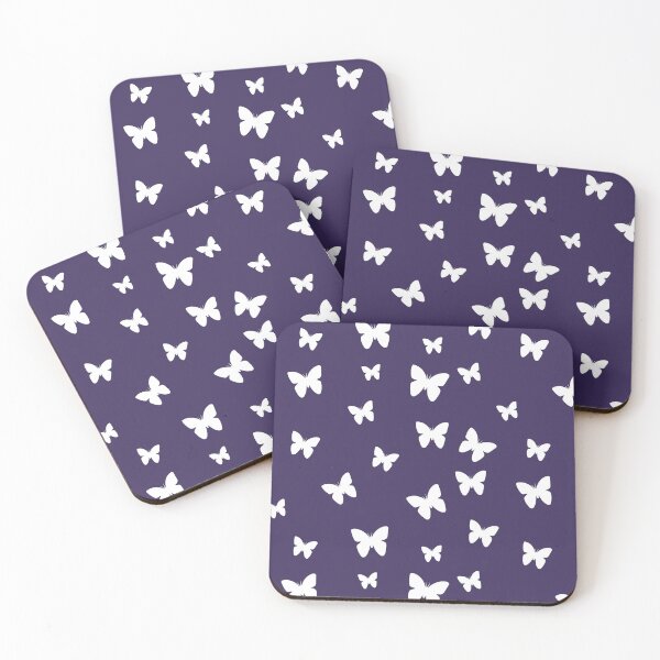 Item preview, White Butterflies - Bold Graphic Print designed and sold by hojhojart.