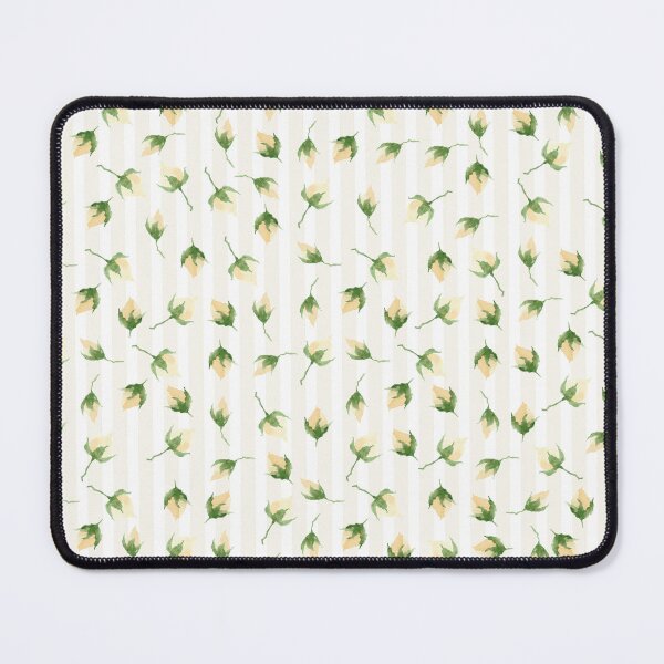 Item preview, Rose Buds Tumble Falling Along Stripes designed and sold by Jaana Day.