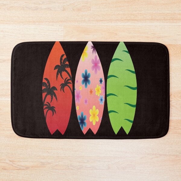 Item preview, illustration of a set of colorful surf board designed and sold by 1benjamah1136.