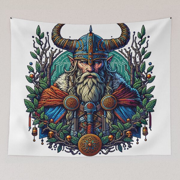 Item preview, Rise of the Dark Forest Viking designed and sold by Belarte.shop.