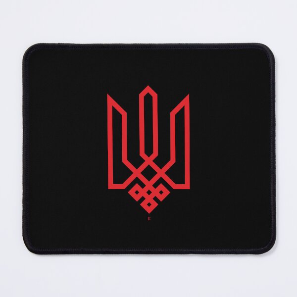 Item preview, Ornamental trident. (red monochrome) designed and sold by sarabeevart.