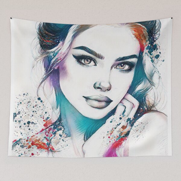 Item preview, beautiful face designed and sold by F4Fartbot.