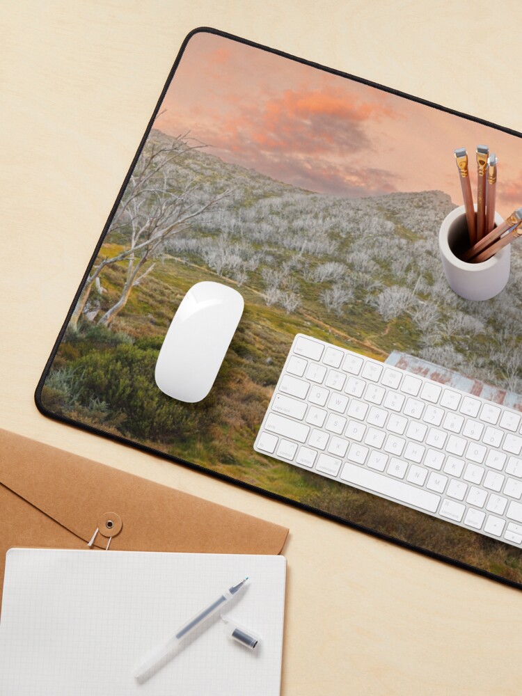 Thumbnail 3 of 5, Mouse Pad, Whites River Hut, Kosciusko, New South Wales, Australia designed and sold by Chockstone.