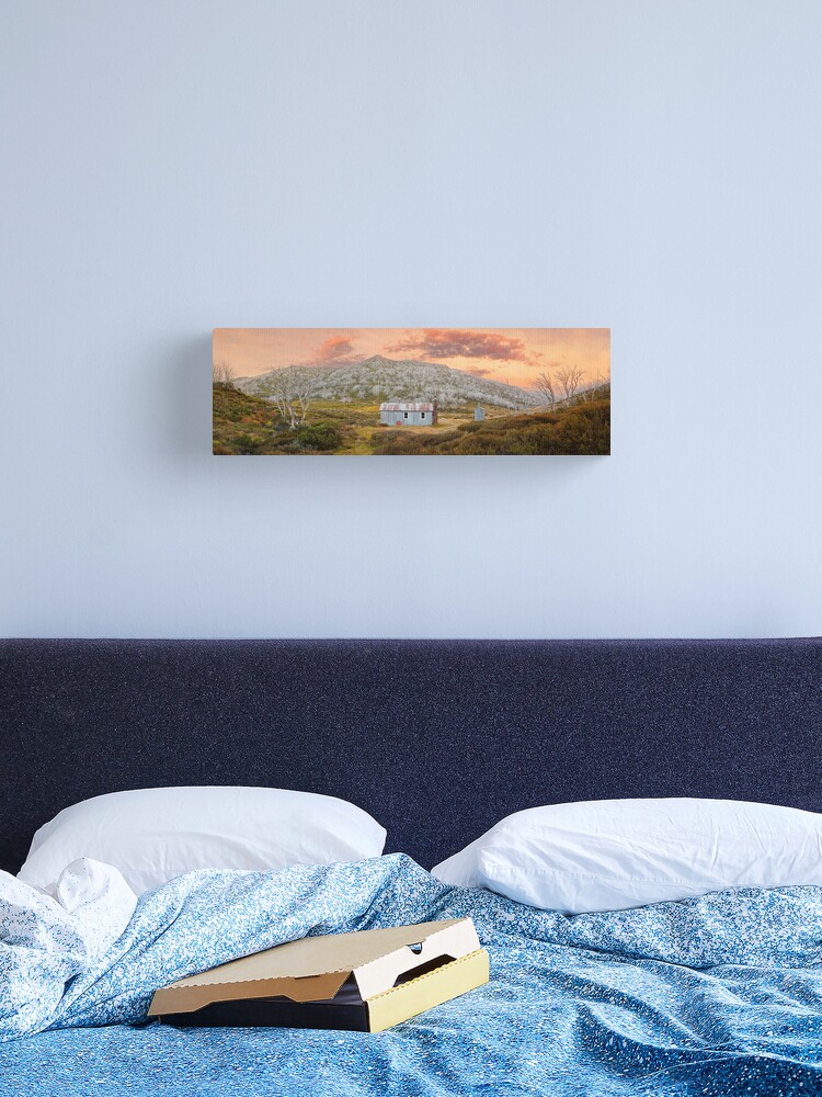 Thumbnail 2 of 3, Canvas Print, Whites River Hut, Kosciusko, New South Wales, Australia designed and sold by Chockstone.