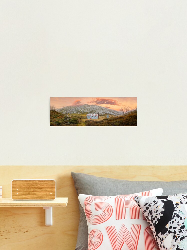 Thumbnail 2 of 3, Photographic Print, Whites River Hut, Kosciusko, New South Wales, Australia designed and sold by Chockstone.