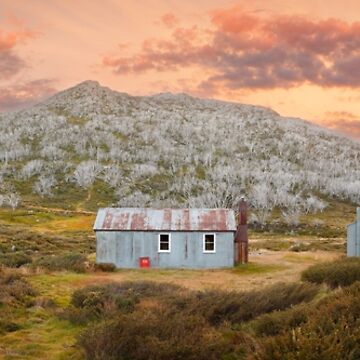 Artwork thumbnail, Whites River Hut, Kosciusko, New South Wales, Australia by Michael Boniwell