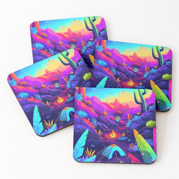 Item preview, Nighttime Hedgehog Camp designed and sold by cute-animals99.