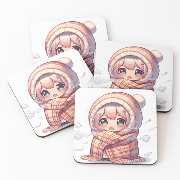 Item preview, Chibi Coziness in Winter Bliss Girl Cute designed and sold by TarotDigital.