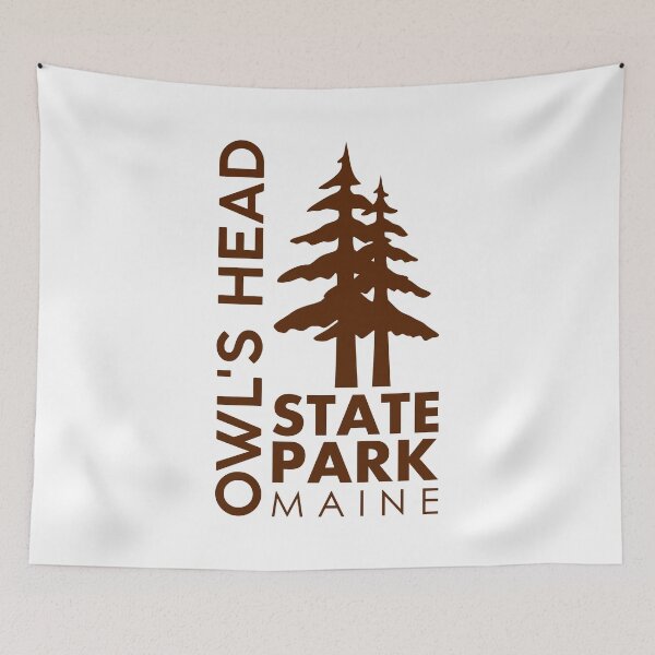 Item preview, Owl's Head State Park Maine Pines designed and sold by bivenart.