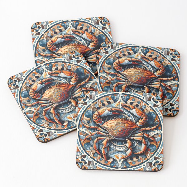 Item preview, Artsy Crab Mandala designed and sold by Catherine Harrison.