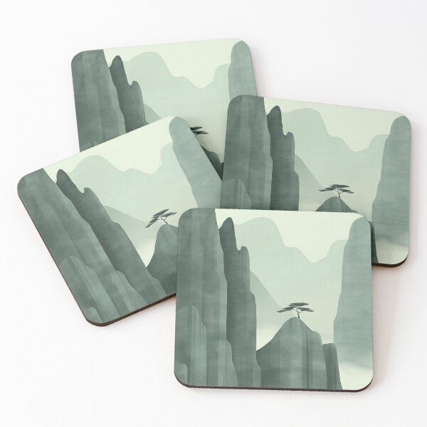 Item preview, Dawn's Misty Cliffs designed and sold by unimuse.