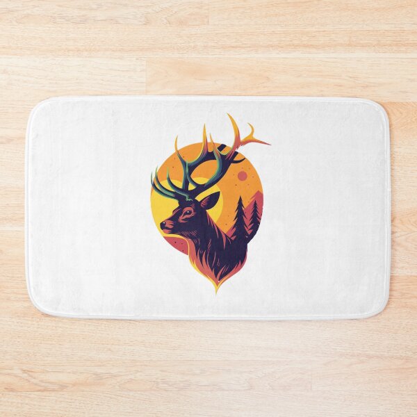 Item preview, Deer Nature Portrait designed and sold by NicolasGlowArt.