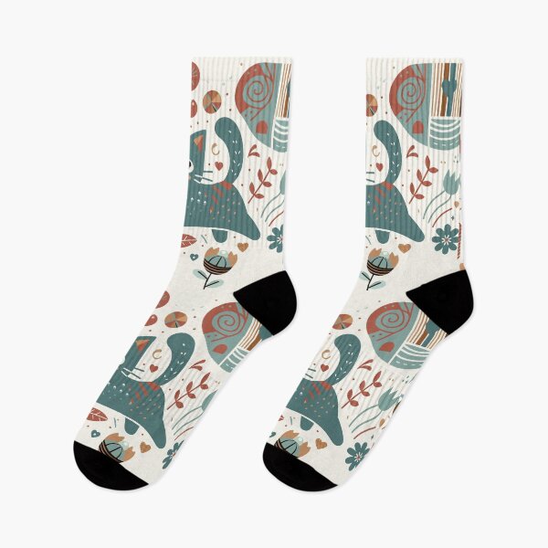 Item preview, Kitty's Garden Frolic: Playful Cat and Botanicals Illustration designed and sold by FarBeyound.