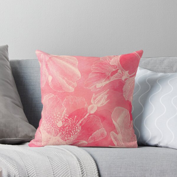 Artikelvorschau, Botanisches Design in Rosa Korallenrot entworfen und verkauft von studio2940.