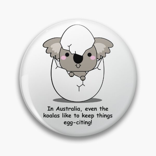 Item preview, In Australia, even the koalas like to keep things egg-citing! designed and sold by OCNau.