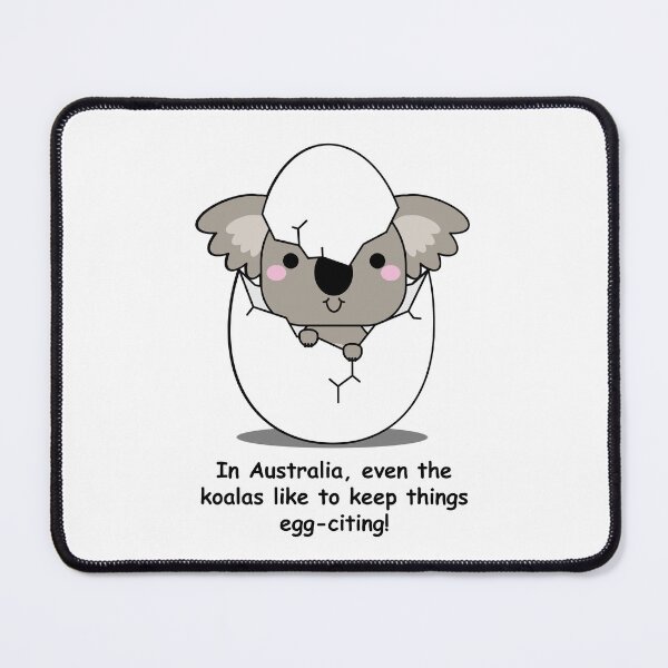 Item preview, In Australia, even the koalas like to keep things egg-citing! designed and sold by OCNau.