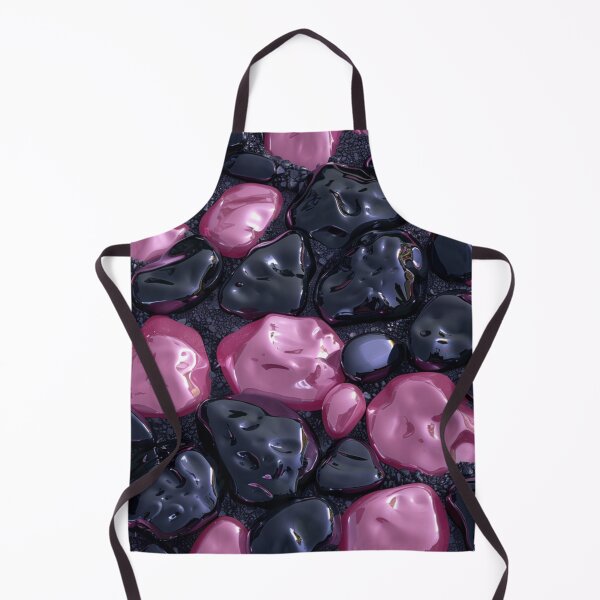 Item preview, Black and Purple Pebbles designed and sold by NicolasGlowArt.