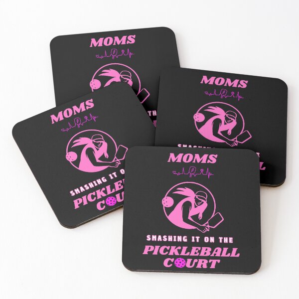 Item preview, Moms Smashing It on the Pickleball Court designed and sold by ZenZooVibes.