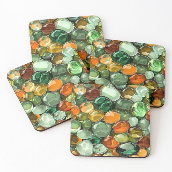 Item preview, Crystal Colorful Pebbles designed and sold by NicolasGlowArt.