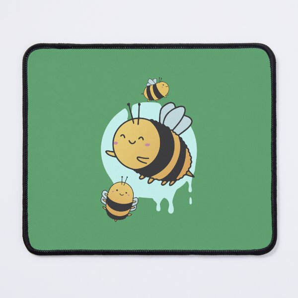 Artikelvorschau, Kleine Süße Hummel Familie im Kawaii Look entworfen und verkauft von Ecmoprints.