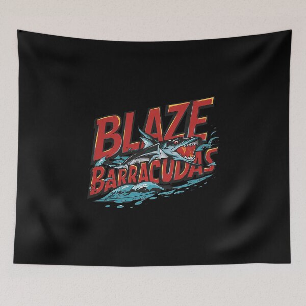 Item preview, Blaze Barracudas, a freely invented sports team designed and sold by Pflugart.