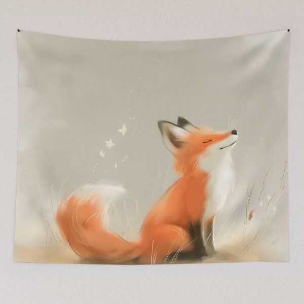 Item preview, Serene Fox Meditation designed and sold by unimuse.