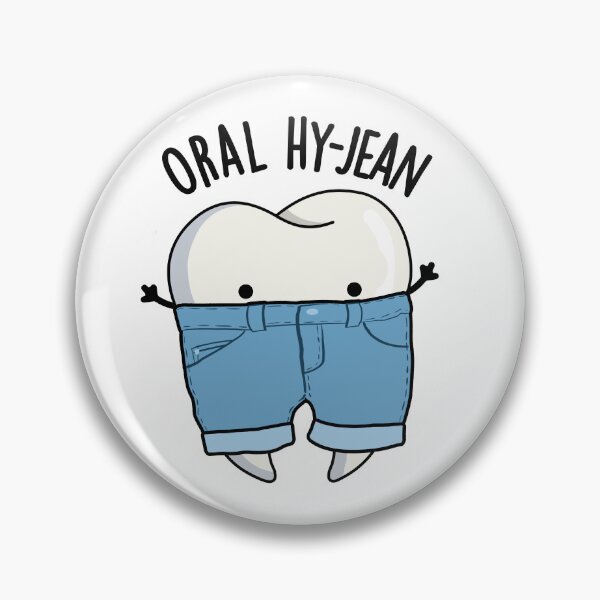 Item preview, Oral Hy-jean Funny Tooth Pun  designed and sold by punnybone.