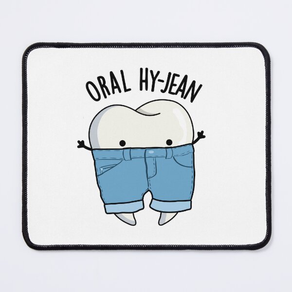 Item preview, Oral Hy-jean Funny Tooth Pun designed and sold by punnybone.