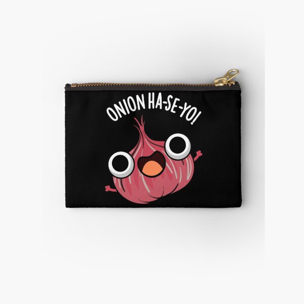 Item preview, Onion Ha-se-yo Funny Korean Pun (Dark BG) designed and sold by punnybone.