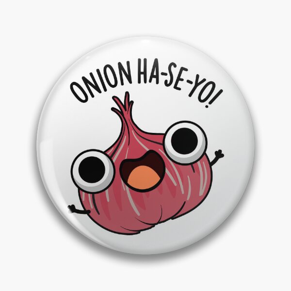 Item preview, Onion Ha-se-yo Funny Korean Pun  designed and sold by punnybone.