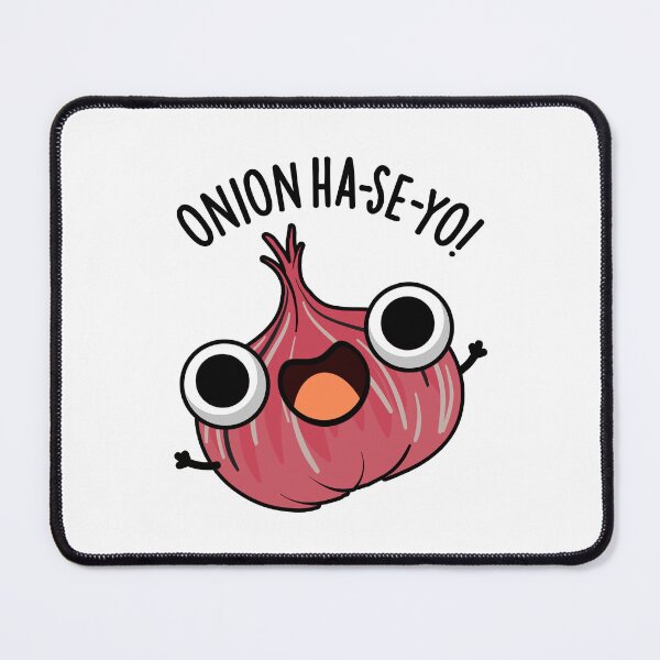 Item preview, Onion Ha-se-yo Funny Korean Pun  designed and sold by punnybone.
