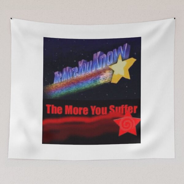 Item preview, the more you know the more you suffer designed and sold by cloudzer0000.