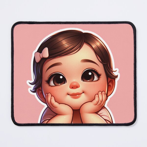 Item preview, Cute Little Baby Girl designed and sold by plushism.