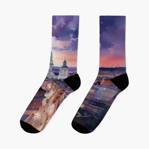 Item preview, Evening Elegance: Urban Dusk Delight designed and sold by aiart-cutegirl.