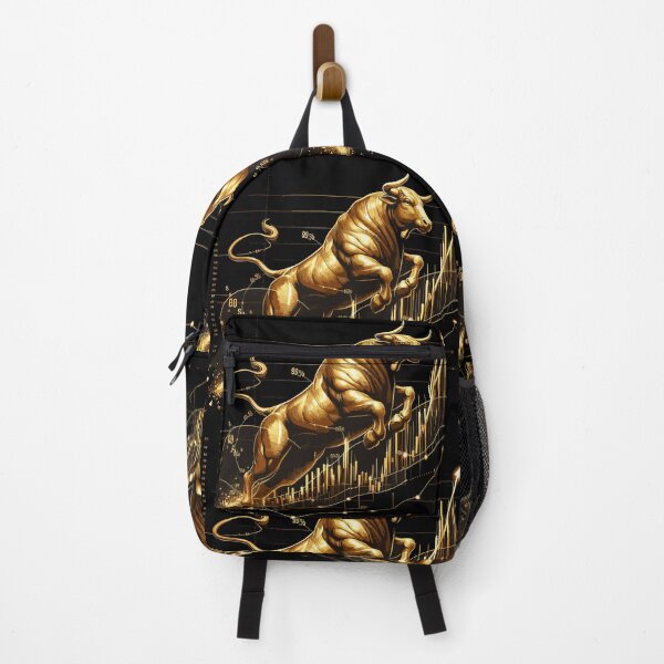 Item preview, Taurus bull stocks gold golden Wallstreet gift designed and sold by Pineapple-Tree.