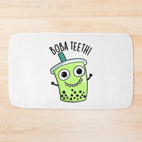 Item preview, Boba Teeth Funny Boba Tea Pun  designed and sold by punnybone.