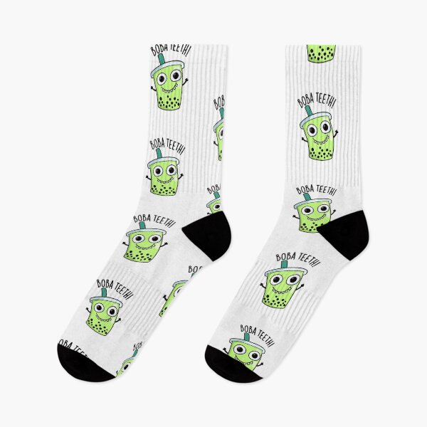 Item preview, Boba Teeth Funny Boba Tea Pun  designed and sold by punnybone.