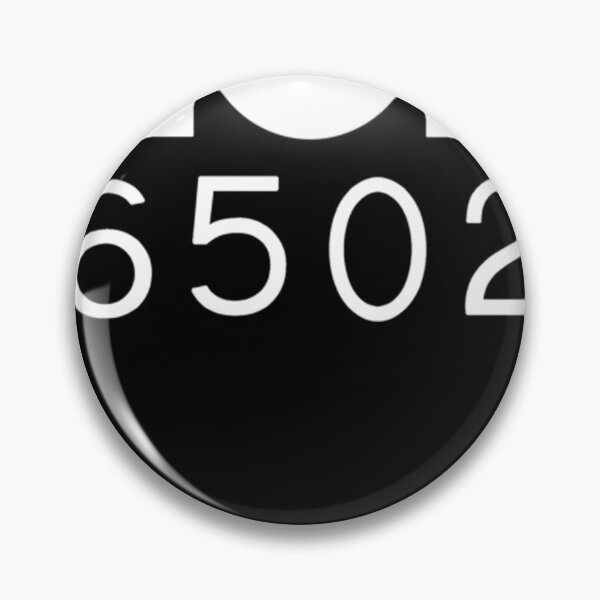 Item preview, Mos 6502 8-Bit Cpu White Logo designed and sold by Lottegeorges.