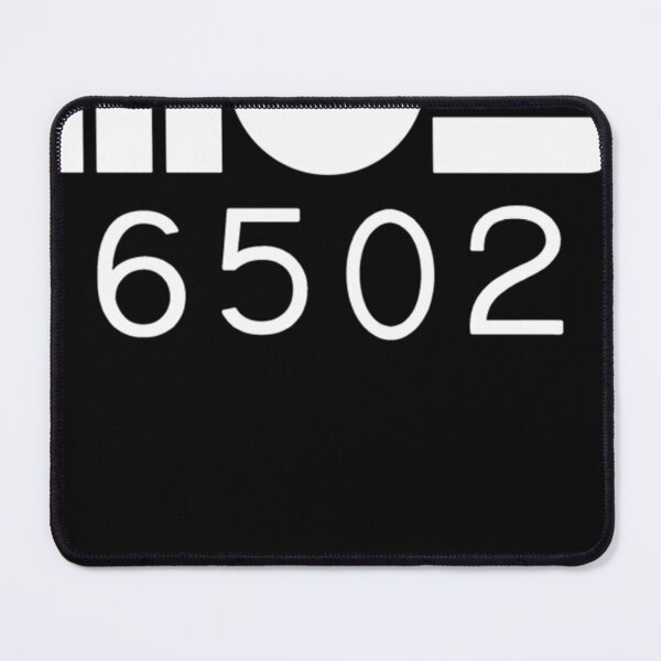 Item preview, Mos 6502 8-Bit Cpu White Logo designed and sold by Lottegeorges.