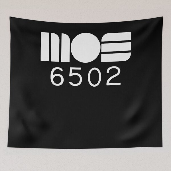 Item preview, Mos 6502 8-Bit Cpu White Logo designed and sold by Lottegeorges.