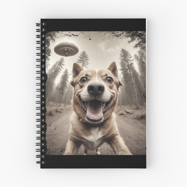 Item preview, Dog Selfie Alien Spaceship Funny designed and sold by LuminOrb.
