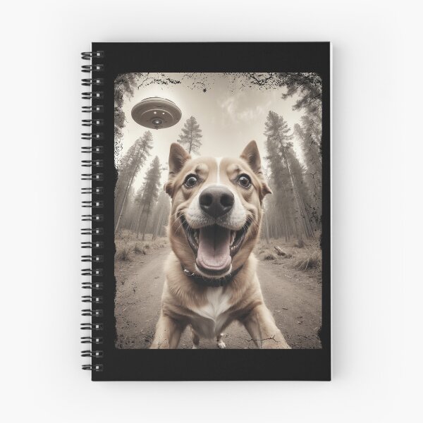 Item preview, Dog Selfie Alien Spaceship Funny designed and sold by LuminOrb.