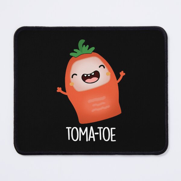 Item preview, Tomatoe Funny Tomato Pun (Dark BG) designed and sold by punnybone.