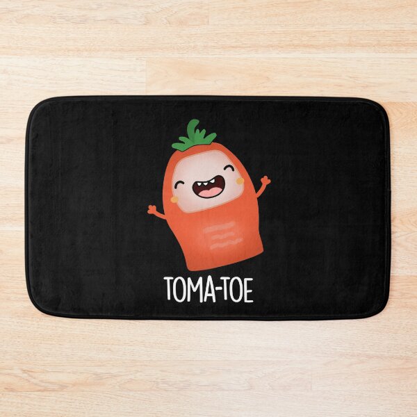 Item preview, Tomatoe Funny Tomato Pun (Dark BG) designed and sold by punnybone.