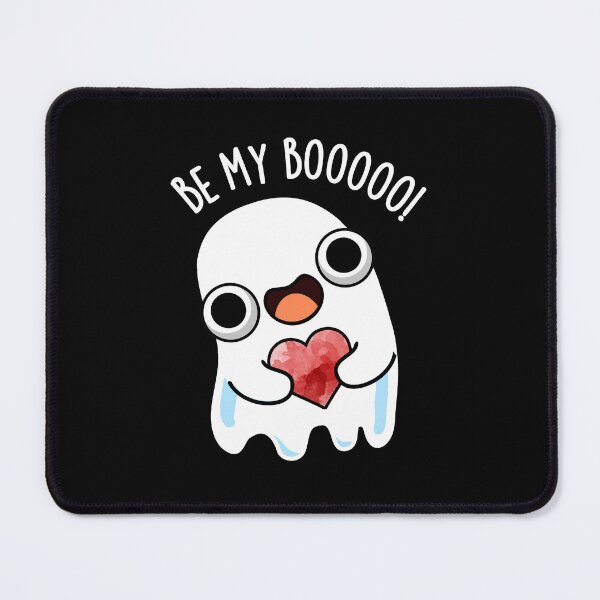 Item preview, Be My Boo Funny Ghost Pun (Dark BG) designed and sold by punnybone.
