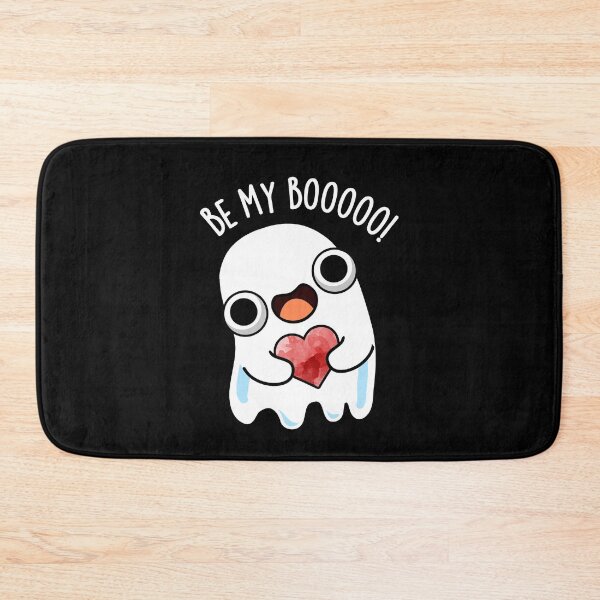 Item preview, Be My Boo Funny Ghost Pun (Dark BG) designed and sold by punnybone.
