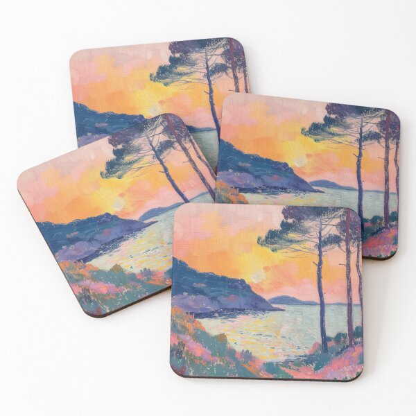 Item preview, Matisse Style, Sea, Coast, Fauvism, Sunset designed and sold by ArtHouseNiklas.